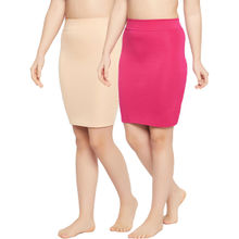 Secrets By ZeroKaata Women Seamless Assorted Skirt Shapewear (Pack of 2)