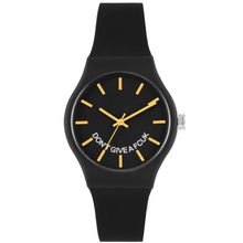 Fcuk Watches Black Analog Watch for Unisex - FC175B