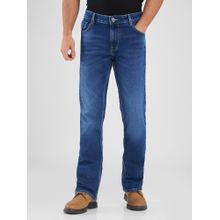 Spykar Men Blue Boot Cut Mid Rise Jeans