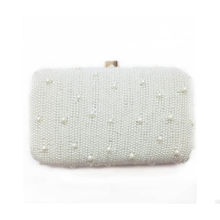 A Clutch Story White Pearl Handembroidered Clutch