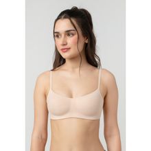 bodyline Soft Nude Seamless Light Padded Scoop Neck with Medium Coverage Bra