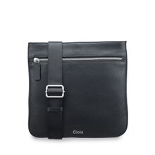 Gioia Unisex Solid Louis Sling Bag - Black