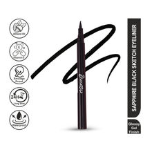 Dunamiss Liquid Sketch Smudge Proof Eyeliner - Intense Black