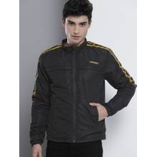 The Indian Garage Co Men Black Solid Full Sleeves Jacket