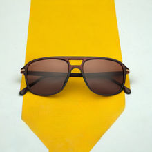 ROYAL SON Wayfarer Over Size Polarized Brown Sunglasses for Men Women CHI00146-C2