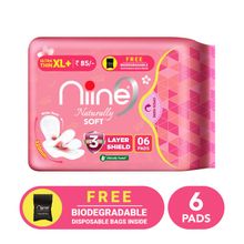 Niine Naturally Soft Sanitary Napkin Ultra Thin XL+ (320mm)