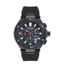 Quantum Hunter Chronograph Black Round Dial Mens Watch - HNG1010.051_A (M)