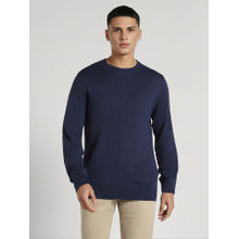American Eagle Navy Blue Crew Neck Sweater