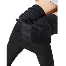 Secrets By ZeroKaata Women Black Fur Stretchable Stockings
