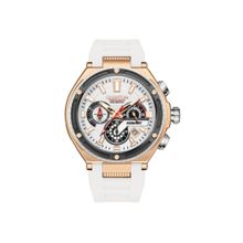 Quantum Men Chronograph Silver Dial Watch - HNG1010.835 (M)
