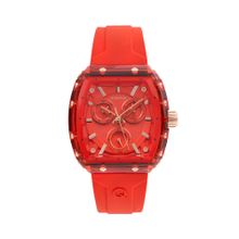 Quantum Women Multi Function Red Dial Watch - IML1110.086 (M)