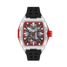Quantum Men Automatic Red Dial Watch - QMG1103.351 (M)