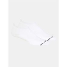 Jockey 7605 Mens Cotton Stretch Low Show Socks with Stay Fresh Treatment-White (Pack of 2)