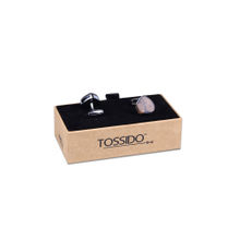 Tossido Brown Glistening Embellished Cufflinks