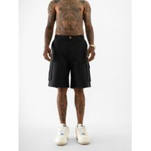 Cannabie Lifestyles Black Hemp Cargo shorts