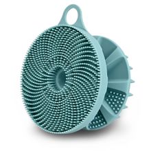 Beautiliss Scalp Massager And Body Scrubber Silicone Shampoo Brush Soft Bath Brush 2 In 1