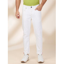 Being Human Men White Casual Cotton Slim Jeans