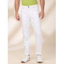 Being Human Men White Casual Cotton Slim Jeans