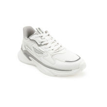 Red Tape Mens Textured White-Grey Walking Shoes