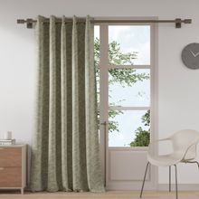 Ddecor Live Beautiful Ready Made Curtain 7 Ft Door Size Green (Pack Of 1)