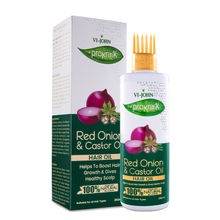 VI-JOHN Prakritik Red Onion & Castor Hair Oil