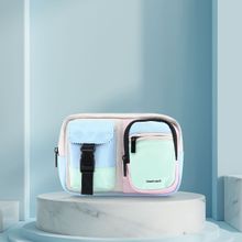 Fastrack Colourblocked Fanny In Multi-Color Belt Bag