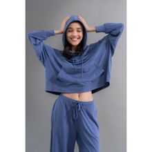 NeceSera Limited Edition Lux Flo Travel Blue Hoodie