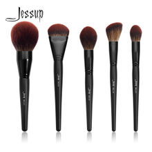 Jessup 5Pcs Brushes Set-Black Face Collection