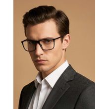 Police VPLP09K54Z42FR Black Solid Acetate Square Eyewear Frame (54)