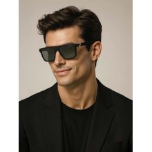 Police Men Full Rim Pc Square Green Lens Sunglasses (55)