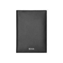 Hugo Boss Classic Smooth Black Folding Card Holder