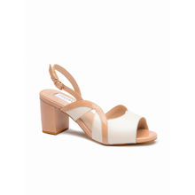 OCEEDEE Jennifer Ivory & Pink Sandals