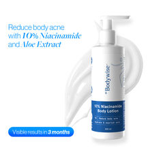 Be Bodywise 10% Niacinamide Body Lotion - 48H Moisturization, Reduces Acne Marks, Nourishes Skin