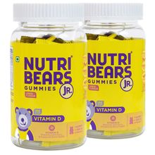 Nutribears Multivitamin And Calcium Gummies For Kids And Teens Combo, Pack Of 2