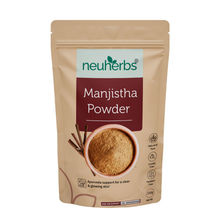 Neuherbs Manjistha Powder for Clean and Glowing Skin with No Artificial Colour and Additives