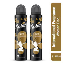 Spinz Black Magic Perfumed Deo (Pack Of 2)
