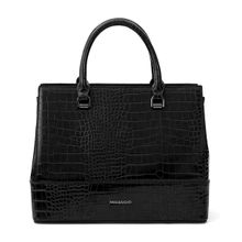 MIRAGGIO Clara Women's Satchel Handbag (Black)