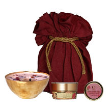 Ohria Ayurveda Hydrate & Relax - Lip Balm + Cream + Rose & Oud Diya Candle