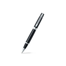 Sheaffer 9312 Gift 300 Rollerball Pen - Glossy Black with Chrome Plated Trim