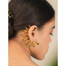 Shaya by CaratLane Rufida Bloom Ear Cuff in Gold Plated 925 Silver