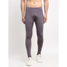 INVINCIBLE Grey Mens Pro Compress Tights