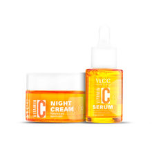 VLCC Vitamin C Night Cream & Serum Combo