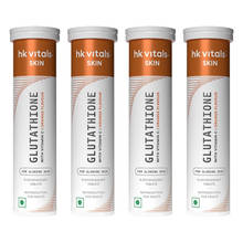 HealthKart HK Vitals Glutathione With Vitamin C Effervescent Tablets - Orange (Pack Of 4)