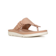 Bata Solid Pink Flats