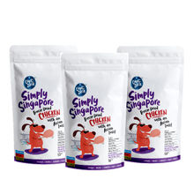 Captain Zack Simply Singapore Freeze-dried Chicken Treats For Dog- Pack Of 3