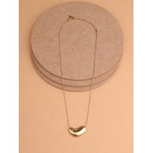 Palmonas Curved Contour Golden Necklace Women - Waterproof And Anti-Tarnish