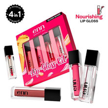 ENN Extra Sheen Lip Gloss Kit - Hydrating, Long Stay, Gloss Bomb - Set of 4