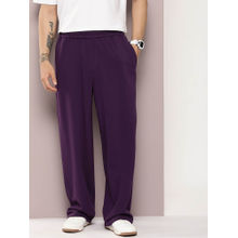 DILLINGER Purple Light Weight Baggy Knitted Korean Trackpants