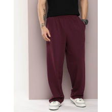 DILLINGER Wine Light Weight Baggy Knitted Korean Trackpants