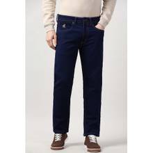 Peter England Men Navy Blue Dark Wash Straight Fit Jeans